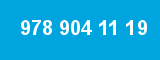 978 904 11 19 978 904 11 19